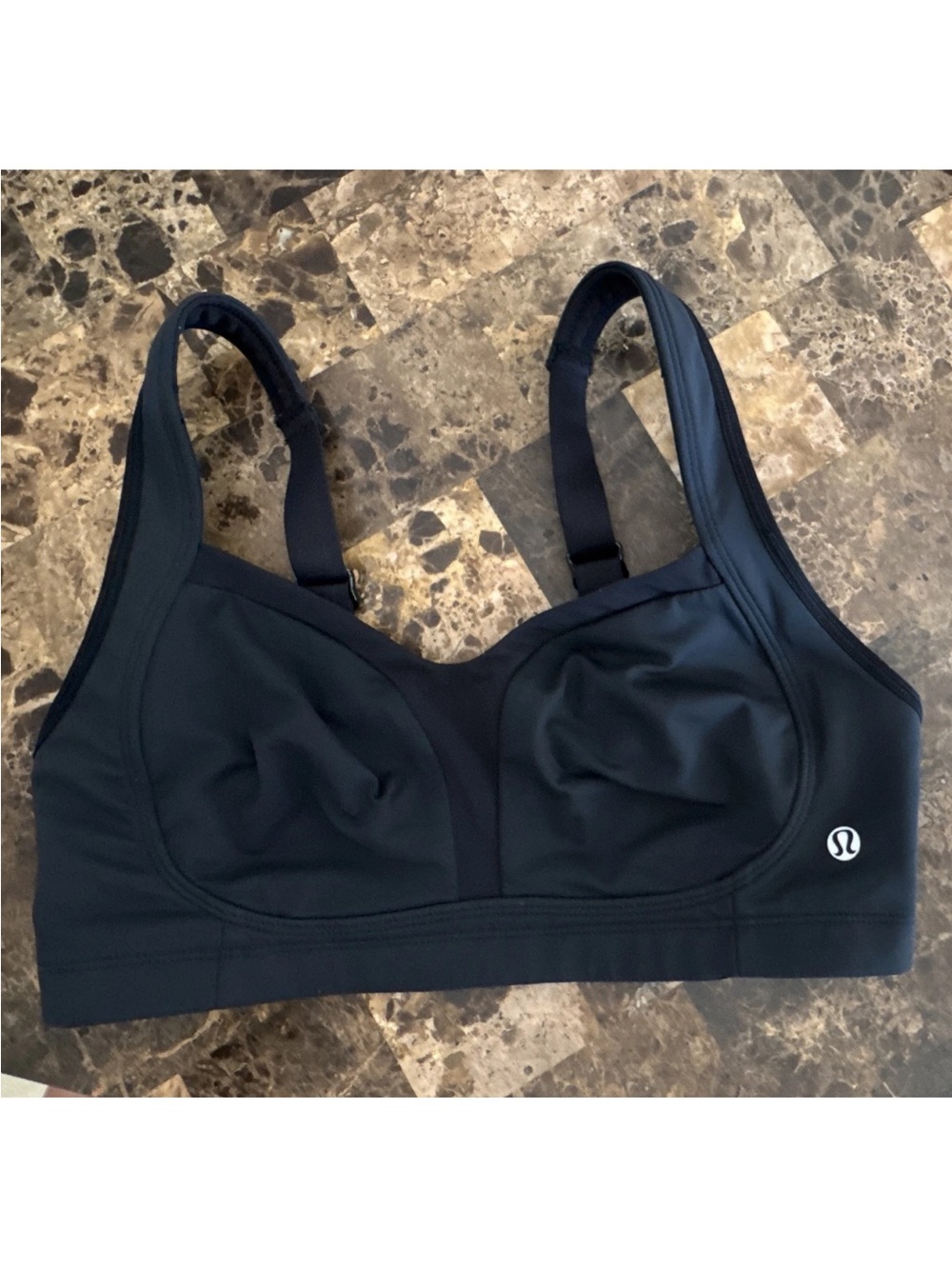 lululemon athletica Black Medium-Impact Support Sports Bra
